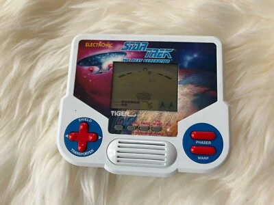 1988 Tiger Electronics Star Trek The Next Generation Hand Held Game Vtg works - Image 1 of 4