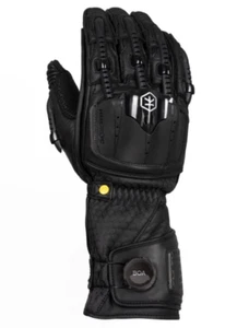 Knox Handroid MK5 Men's Motorcycle Gloves Black Motorbike Bike Sport Track - Picture 1 of 4