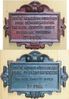 Antique French carriage coach horse show iron plaque prize Brittany 1904 or 1913