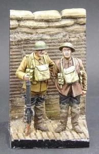 Resicast 1/35 British Lewis MG Team in Rubber Trench Waders WWI w/Base 357007 - Picture 1 of 1