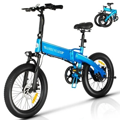 Foldable Electric Bicycle 20" E-Bike Electric Bike Efficient Braking City Bike - Image 1 of 4