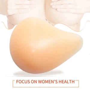 Mastectomía Silicona Forma de Mama Prótesis Tetas Falsas 1 Pieza Lado Izquierdo/Derecho - Imagen 1 de 10