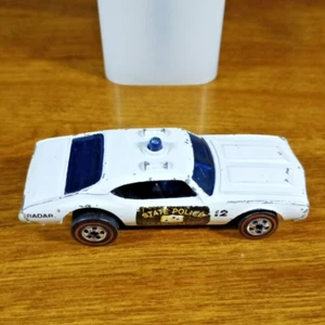 Hot Wheels Flying Colors Redline Olds 442 Police Cruiser White Hong Kong HK 1976 - Picture 1 of 6
