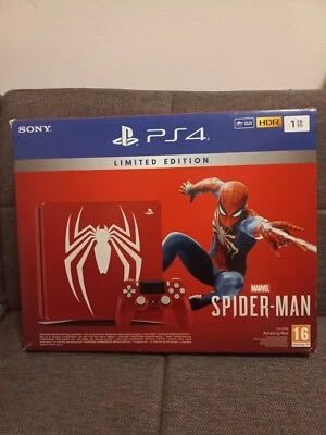 PS4 CONSOLE 1TB LIMITED EDITION AMAZING RED MARVEL SPIDER-MAN NEW FACTORY SEALED - Immagine 1 di 3