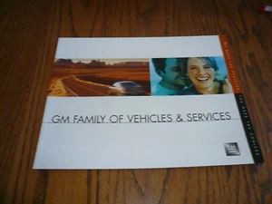 Folleto de ventas de la familia de vehículos y servicios GM 2002-2003 - De colección - Imagen 1 de 7