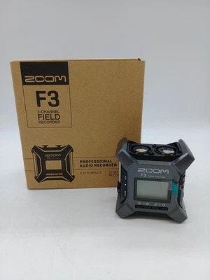 Zoom F3 MultiTrack Handheld Field Recorder 32-bit FLOAT Operation confirmed USED - Image 1 of 4