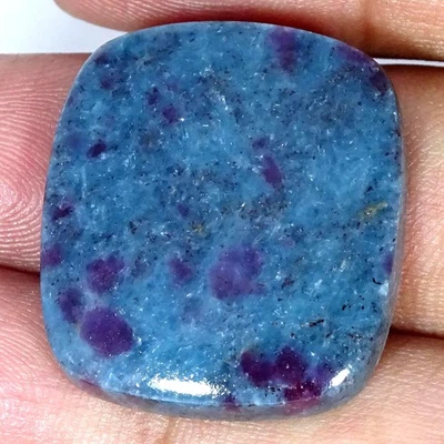 Cojín de cianita rubí 100 % natural 50,50 quilates piedra preciosa cabujón 25X28X5 mm Foto 1 de 4