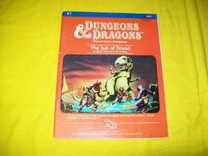 X1 THE ISLE OF DREAD DUNGEONS & DRAGONS TSR 9043 - 4 MODULE ORANGE COVER - Bild 1 von 2