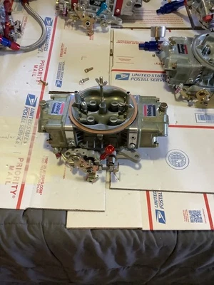 Holley 390 hp clásico oro doble bomba carburador mecánico secundario nascar  Foto 1 de 4