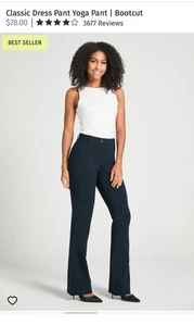 78 $ Betabrand klassische elegante Hose Yogahose | Bootcut Petite Medium TOP ZUSTAND - Bild 1 von 6