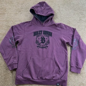 Bailey Sarian Suspish Hoodie Burbandy Gr. L 1988 Crest True Crime Merch - Bild 1 von 9