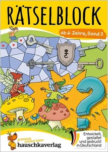 Rätselblock für Kinder ab 6 Jahre Labyrinthe Sudokus Suchbilder Lernspaß Band 3 - Bild 1 von 2