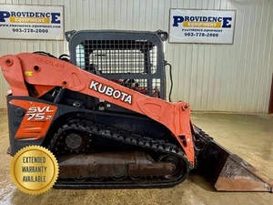 2018 KUBOTA SVL75-2 STANDARD FLOW OROPS SKID STEER TRACK LOADER - Picture 1 of 12