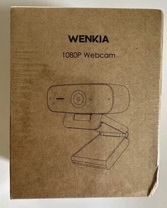 Wenkia Webcam 1080p Full HD Live Streaming Camera/Noise Reduction PC-W3 SEALED - Afbeelding 1 van 7