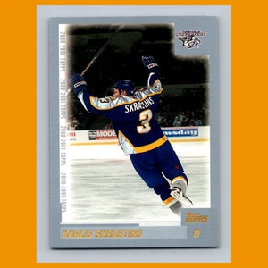 Carta Hockey Karlis Skrastins #212 2000 Topps Nashville Predators NHL NM - Foto 1 di 3