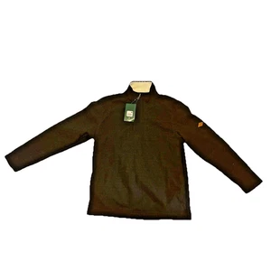 Orvis Sherpa Fleece gefütterter 1/4 Zip Pullover Sweater~Herren Medium~NEU~Braun~M - Bild 1 von 7