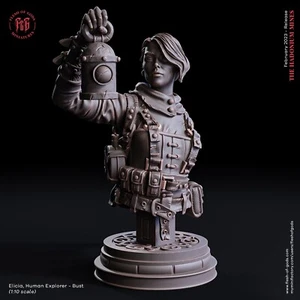 Elicia, Human Explorer Bust by Flesh of Gods | D&D | DnD | Print on Demand - Picture 1 of 1