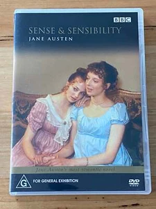 Sense And Sensibility Jane Austen DVD BBC Adaptation PAL 4 VGC - Picture 1 of 3