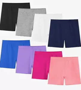 NEW Resinta 8 Packs Toddler Girl's Multi Colored Bike Shorts Size 2T - Picture 1 of 1