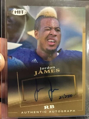 JORDON JAMES 2015 SAGE HIT ROOKIE AUTO AUTOGRAPH UCLA BRUINS RC GOLD #A116 /250! - Image 1 of 2