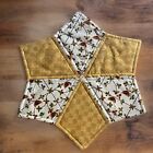 Quilted Fall Candle Rug Or Coaster