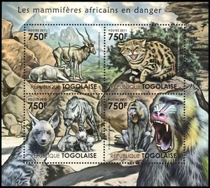TOGO 4135i - Gefährdete afrikanische Säugetiere (pb50707) - Bild 1 von 1