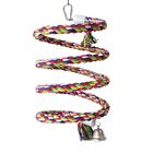 Cotton Rope Swing Bird Bungee Toy Parrot Cage for Conure African for Grey