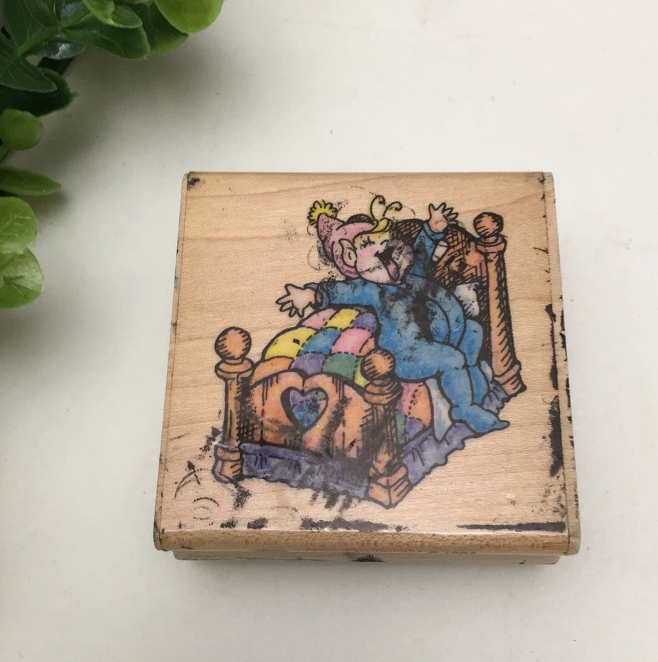 Estampilla de goma Stampendous 1994 Fairy Elves Woodland Creature Foto 1 de 4