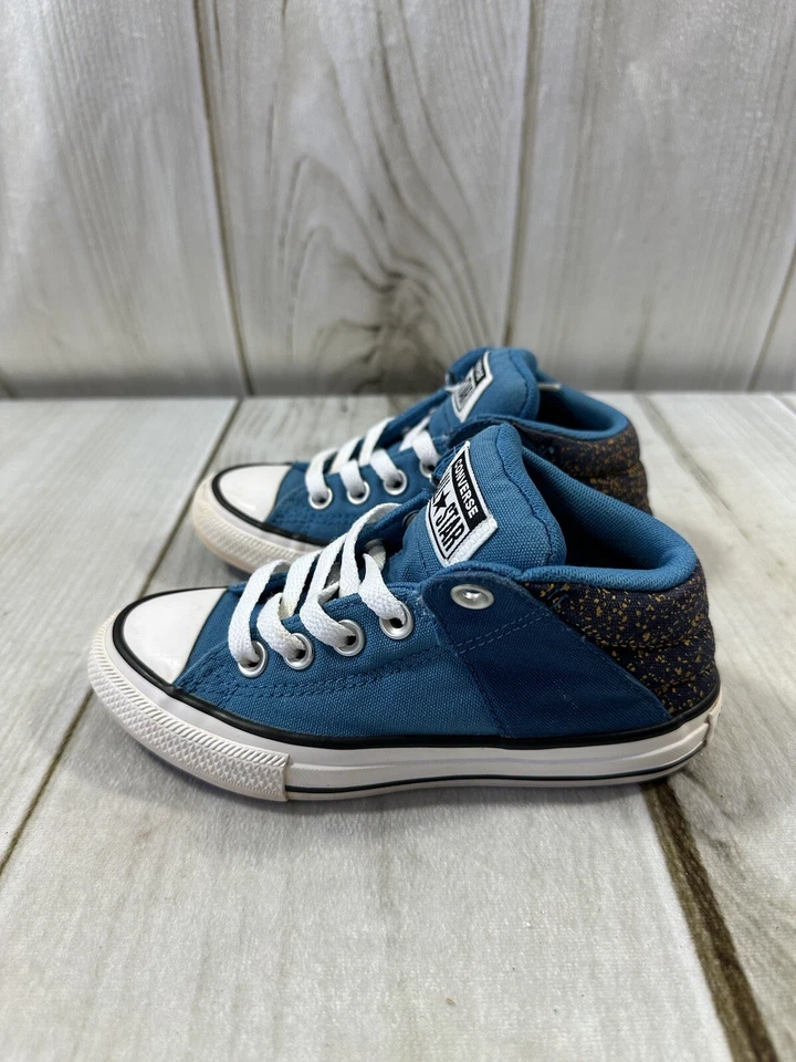 ZAPATOS DEPORTIVOS CONVERSE JUNIOR TALLA 12 STREET MID AZULES Skateboarding Foto 1 de 4