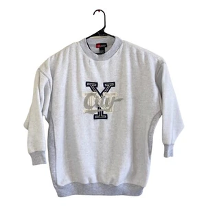 Sudadera De Colección De Gran Tamaño Talla S Se Ajusta XL De Inside Out Años 90 Bordada New York News - Imagen 1 de 8