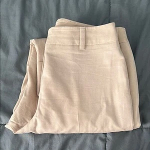 LK Bennett Tapered Leg Khaki Pant Size 4 - Picture 1 of 8
