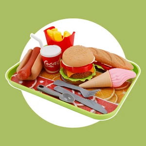 Hamburger Eis Spielen Lebensmittel Pretend Küche Kinder Spielzeug Set Für Kind - Picture 1 of 11