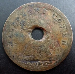 Colonial Canada: Field Marshall Wellington Half Penny Token - Picture 1 of 2