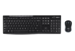 Logitech ADVANCED Combo Tastatur Maus Set kabellos DE Tastatur QWERTZ S1v-ADV - Bild 1 von 1