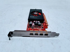 AMD FirePro W4100 2GB GDDR4 Low Profile Bracket 4x MINI DisplayPort - Picture 1 of 3