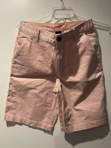 Pantalones Cortos Chinos Informales Para Hombre Rosa Daylily Frente Plano 10" Entrepierna Talla 32 Elastizados - Imagen 1 de 5