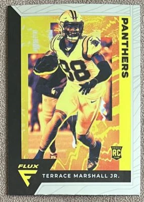 2021 Panini Chronicles Flux Terrace Marshall Jr. Rookie Panthers #FX-16 - Image 1 of 2