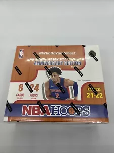 2021-22 Panini NBA Hoops Retail Box Brand New Sealed 24 Packs - Picture 1 of 3