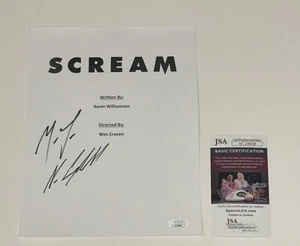 NEVE CAMPBELL & MATTHEW LILLARD SIGNED SCREAM FULL MOVIE SCRIPT PROOF JSA COA - Picture 1 of 1