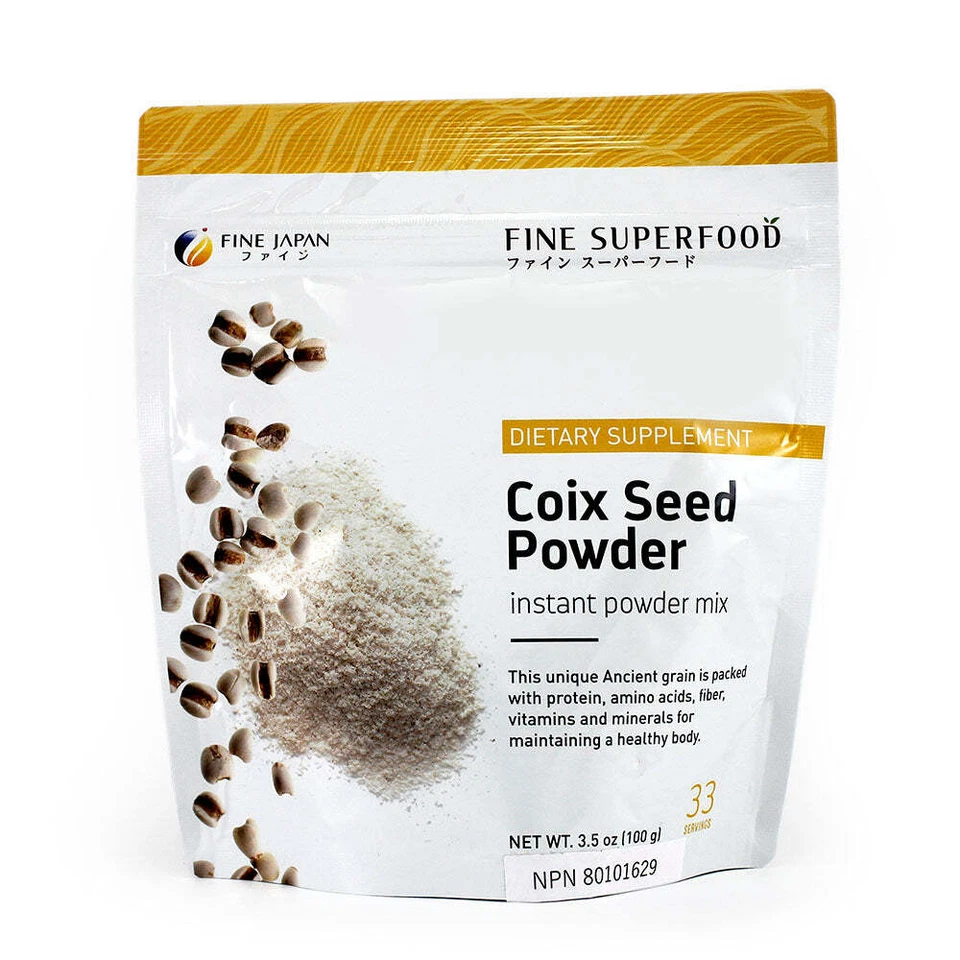 Fine Coix Seed Powder Superfood Japan Instant Powder Mix Ancient Grain 3.5oz NEW - Image 1 of 1