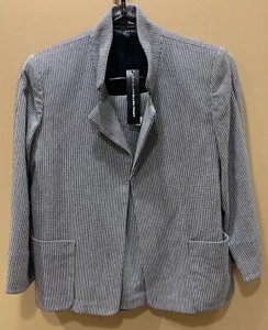 Linda Allard Ellen Tracy Mujer Algodón Falda Traje Azul Marino 4P/2P Nuevo con Etiquetas - Imagen 1 de 12