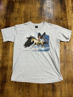 Vintage Native American Fly Like An Eagle Shirt Size 2XL  Foto 1 de 4