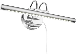 LED Bathroom Vanity Light Fixtures with On/Off Switch Chrome Stainless Steel Mak - Picture 1 of 12