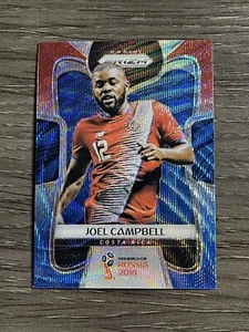 2018 Panini Prizm World Cup Soccer Red Blue Wave #52 Joel Campbell - Picture 1 of 2