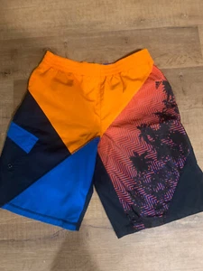 ADIDAS BOYS LARGE BATHING SUIT SWIM TRUNKS BIN A - Picture 1 of 3