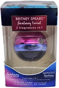 Britney Spears Fantasy Twist Midnight & Fantasy EDP For Women Spray 2 x 1 fl oz - Picture 1 of 7