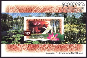 Kakadu Wetlands $10 m/sht. Scarce Pacifica 97 o/pt. MNH Immaculate CV $75 - Bild 1 von 1