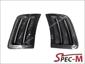 Carbon Fiber Front Bumper Side Vent Cover fits Mercedes 2008-2011 W204 C63 AMG - Bild 1 von 3