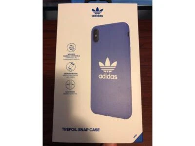 Adidas Originals Trefoil Snap Case for iPhone XS MAX - Blue / White - Image 1 of 3