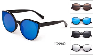 Large Cat Eye Sunglasses Women Classic Retro Fashion Lady Girl UV 100% Trendy - Picture 1 of 9